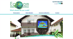 Desktop Screenshot of ecofoaminsulations.com