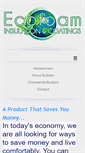 Mobile Screenshot of ecofoaminsulations.com